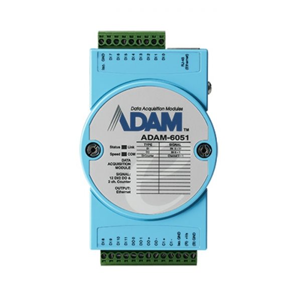 ADAM-6051-D (16-Ch Isolated DI/O w/Counter Module)