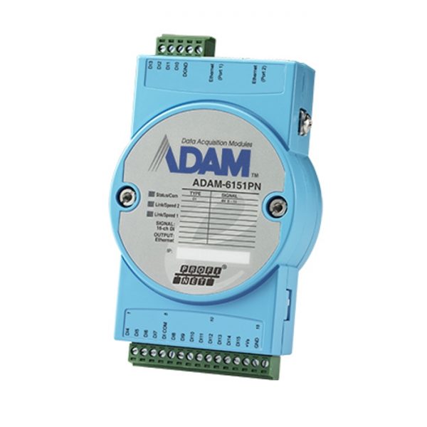 ADAM-6151PN-AE (16-ch Isolated Digital Input PROFINET Module)
