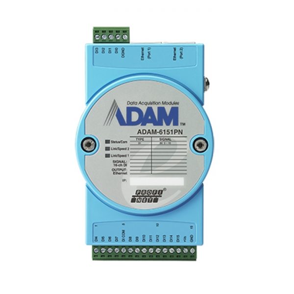 ADAM-6151PN-AE (16-ch Isolated Digital Input PROFINET Module)