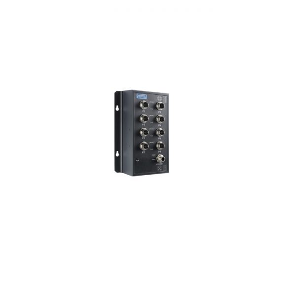 EKI-9508G-PL (EN50155 8-Port M12 PoE Unmanaged Ethernet Switch 24/48 VDC)
