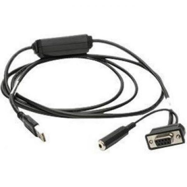 Cablu serial 9 pini mama la USB, cu mufa de declansare si semnal sonor (beep), 1.83m