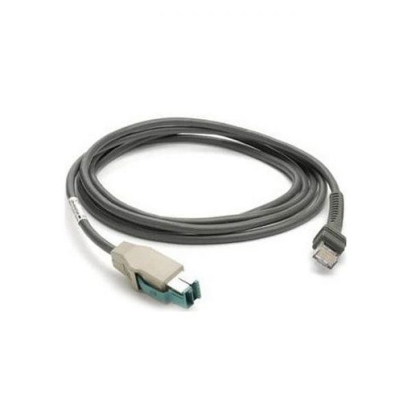 Cablu USB ecranat, conector Power Plus, 4,6m, spiralat, 12V