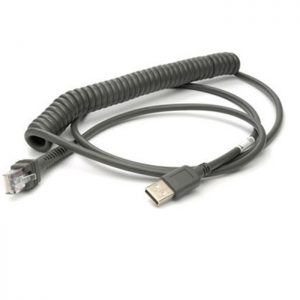 Cablu USB ecranat, conector seria A, 2,8 m, spiralat