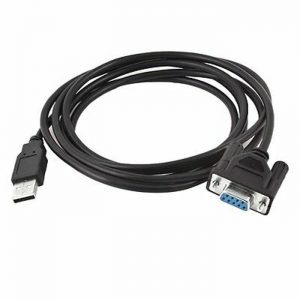 Cablu USB, conector scaner 9 pini, drept, 0.46m